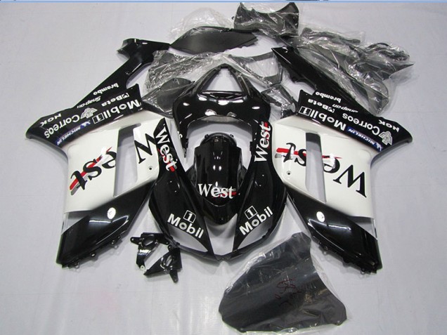 Kawasaki ZX6R 2007-2008 - Preto West Mobil