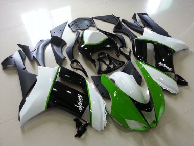 Kawasaki ZX6R 2007-2008 - Verde Preto Branco