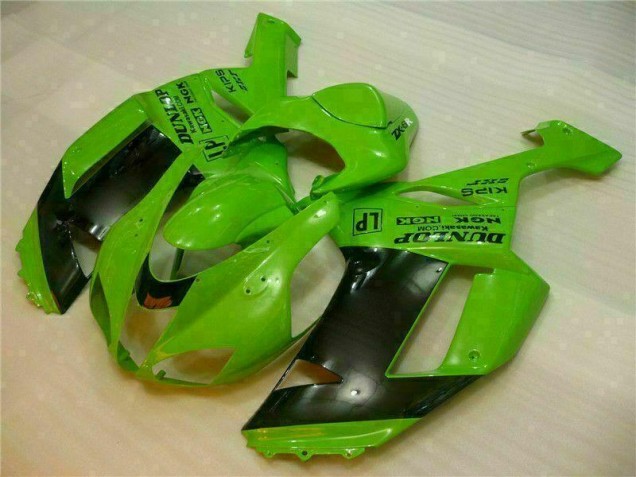 Kawasaki ZX6R 2007-2008 - Verde Preto Dunlop