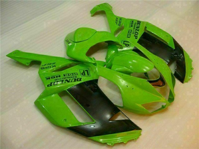 Kawasaki ZX6R 2007-2008 - Verde Preto Dunlop