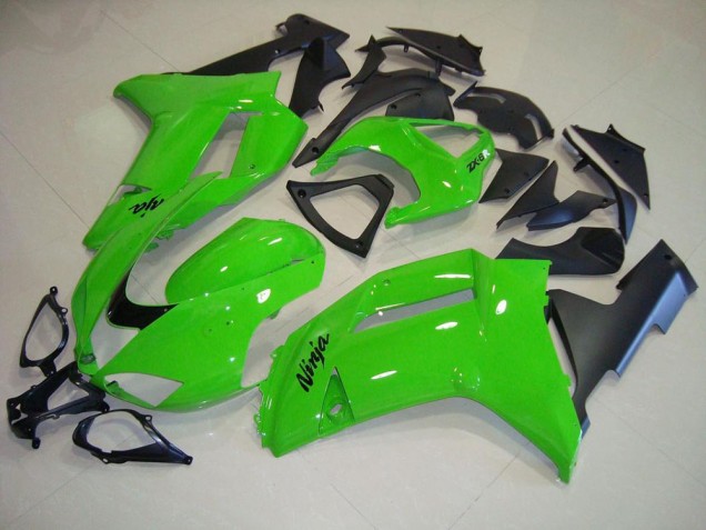 Kawasaki ZX6R 2007-2008 - Verde Preto Fosco