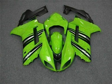 Kawasaki ZX6R 2007-2008 - Verde Preto