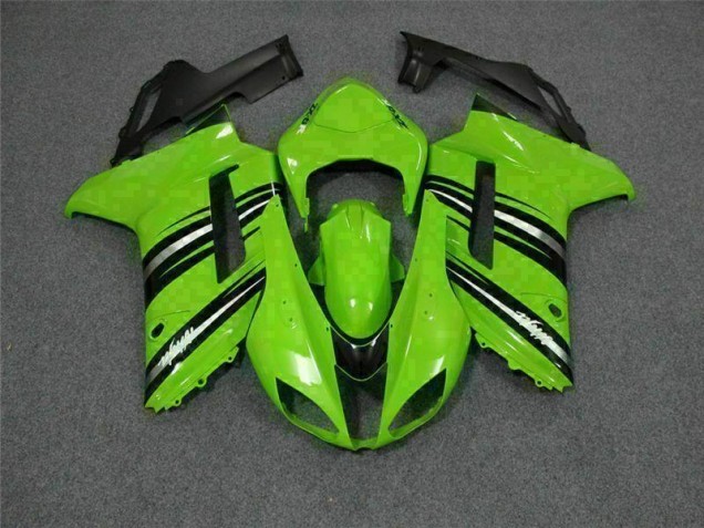 Kawasaki ZX6R 2007-2008 - Verde Preto