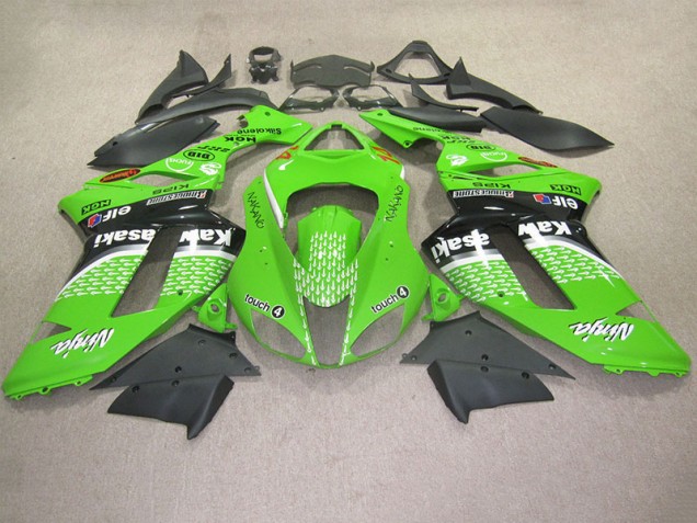 Kawasaki ZX6R 2007-2008 - Verde Touch 4