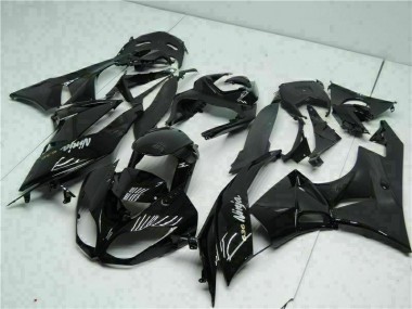 Kawasaki ZX6R 2009-2012 - Preto Branco Ninja 636
