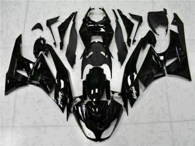 Kawasaki ZX6R 2009-2012 - Preto Branco Ninja