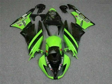 Kawasaki ZX6R 2009-2012 - Preto Verde 3M Touch4