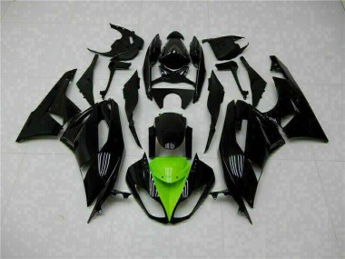 Kawasaki ZX6R 2009-2012 - Preto Verde