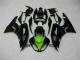 Kawasaki ZX6R 2009-2012 - Preto Verde