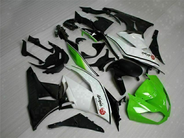 Kawasaki ZX6R 2009-2012 - Verde Preto Branco 25