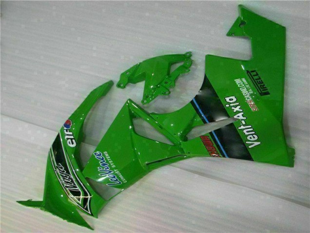 Kawasaki ZX6R 2009-2012 - Verde Preto LeoVince