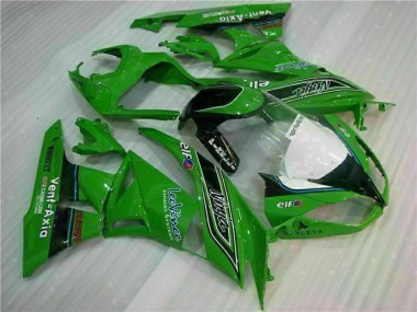 Kawasaki ZX6R 2009-2012 - Verde Preto LeoVince