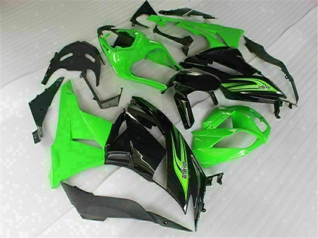 Kawasaki ZX6R 2009-2012 - Verde Preto
