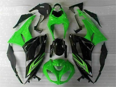 Kawasaki ZX6R 2009-2012 - Verde Preto