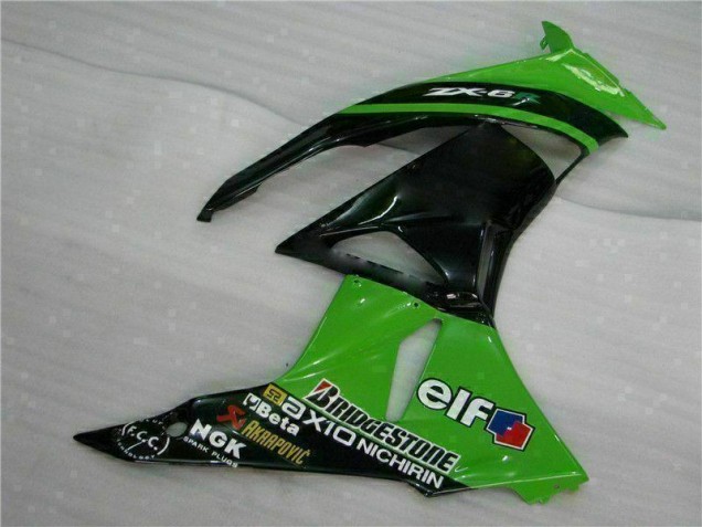 Kawasaki ZX6R 2009-2012 - Verde Preto