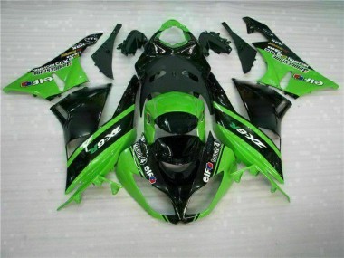 Kawasaki ZX6R 2009-2012 - Verde Preto