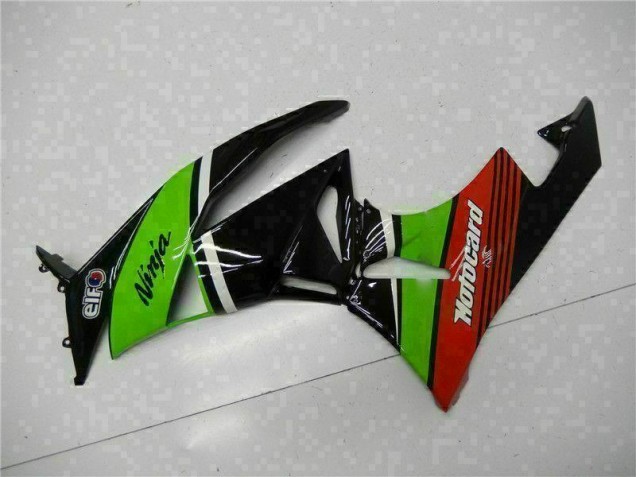 Kawasaki ZX6R 2009-2012 - Verde Preto Vermelho