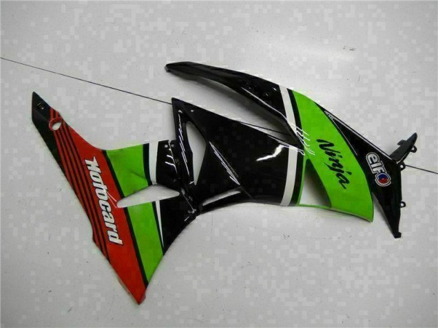 Kawasaki ZX6R 2009-2012 - Verde Preto Vermelho
