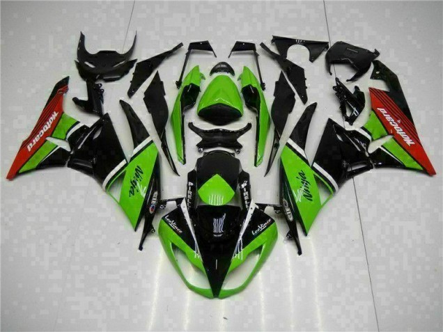 Kawasaki ZX6R 2009-2012 - Verde Preto Vermelho