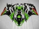 Kawasaki ZX6R 2009-2012 - Verde Preto Vermelho