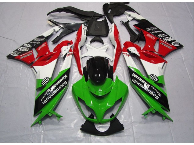 Kawasaki ZX6R 2009-2012 - Verde Vermelho