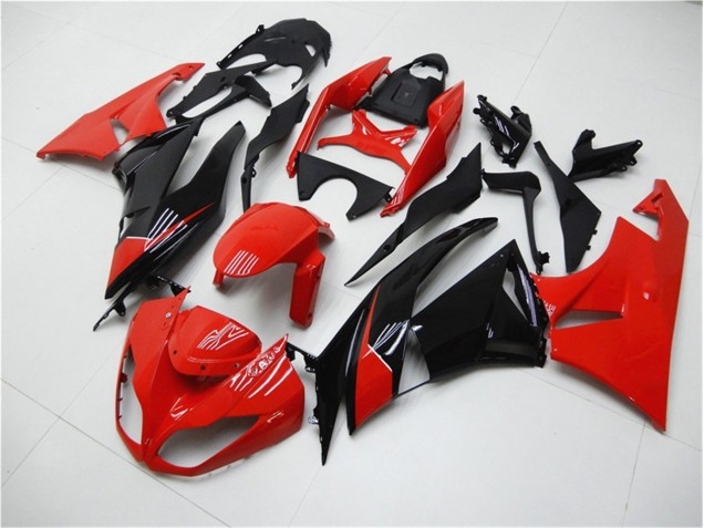Kawasaki ZX6R 2009-2012 - Vermelho Preto Kawasaki ZX6R 2009-2012 - Vermelho Preto
