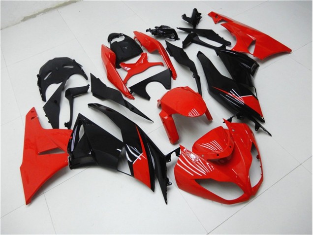 Kawasaki ZX6R 2009-2012 - Vermelho Preto Kawasaki ZX6R 2009-2012 - Vermelho Preto