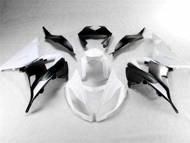 Kawasaki ZX6R 2013-2018 - Branco Preto Kawasaki ZX6R 2013-2018 - Branco Preto