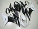 Kawasaki ZX6R 2013-2018 - Branco Preto Kawasaki ZX6R 2013-2018 - Branco Preto