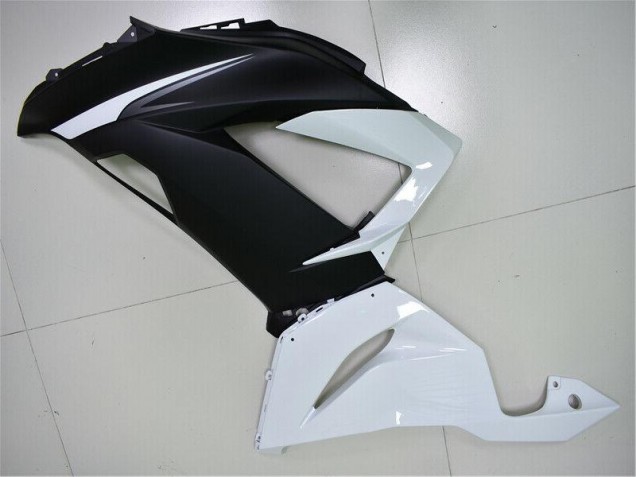 Kawasaki ZX6R 2013-2018 - Branco Preto Kawasaki ZX6R 2013-2018 - Branco Preto