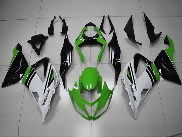 Kawasaki ZX6R 2013-2018 - Preto Verde Branco
