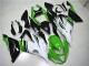 Kawasaki ZX6R 2013-2018 - Verde Branco Preto