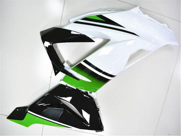 Kawasaki ZX6R 2013-2018 - Verde Branco Preto