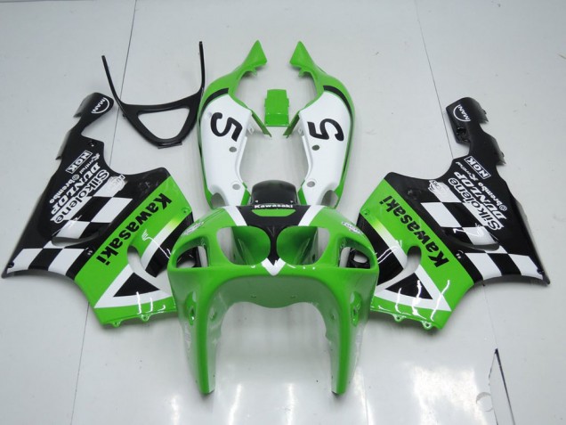 Kawasaki ZX7R 1996-2003 - Verde Preto & Branco Kawasaki ZX7R 1996-2003 - Verde Preto & Branco
