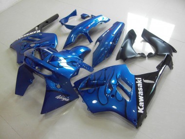 Kawasaki ZX9R 1994-1997 - Azul Preto Chama