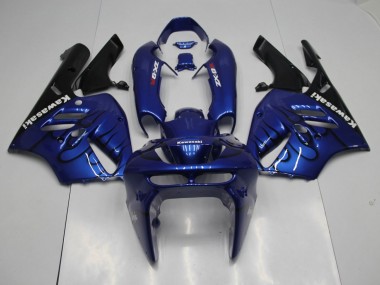 Kawasaki ZX9R 1994-1997 - Azul Preto Chama
