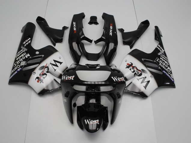 Kawasaki ZX9R 1994-1997 - Preto Branco West