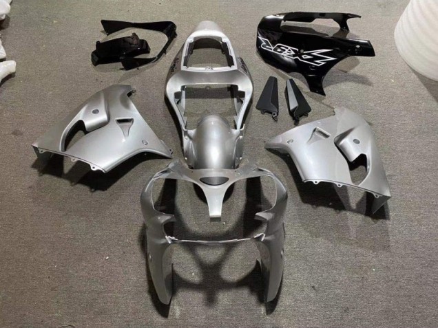 Kawasaki ZX9R 1998-1999 - Prata Preto Brilhante