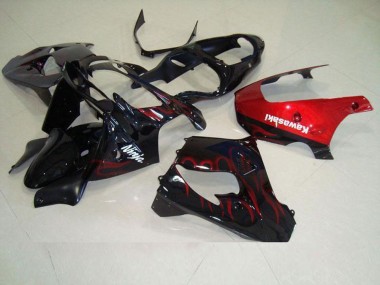 Kawasaki ZX9R 2000-2001 - Vermelho Chama