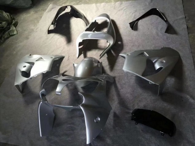 Kawasaki ZX9R 2002-2003 - Prata Preto Brilhante