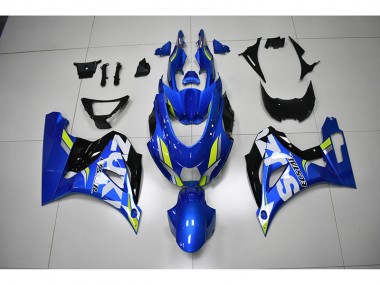 Suzuki GSXR 1000 2017-2023 - Azul Branco Decalque