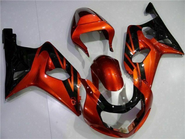 Suzuki GSXR 1000 K1 2000-2002 - Laranja Preto Suzuki GSXR 1000 K1 2000-2002 - Laranja Preto