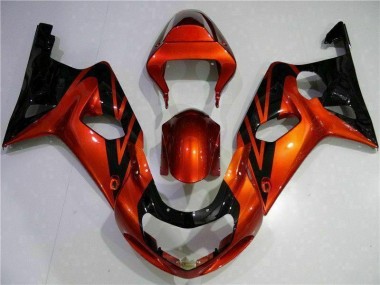Suzuki GSXR 1000 K1 2000-2002 - Laranja Preto
