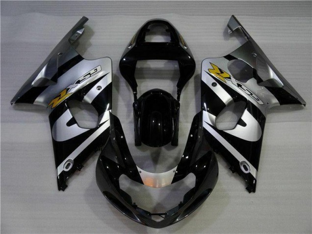 Suzuki GSXR 1000 K1 2000-2002 - Prata Preto