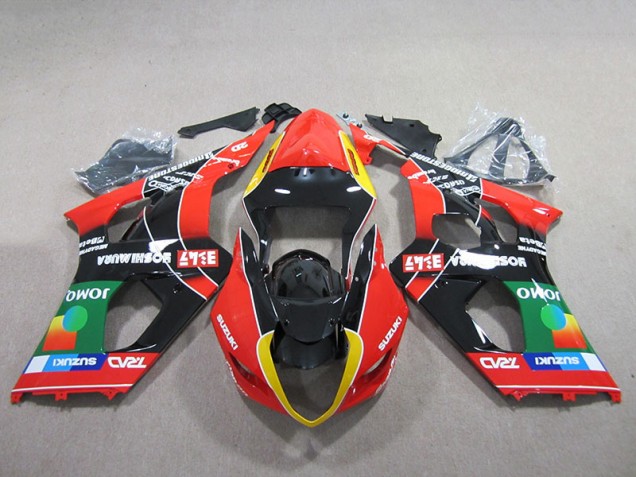 Suzuki GSXR 1000 K3 2003-2004 - Vermelho Verde Preto