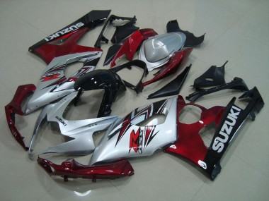 Suzuki GSXR 1000 K5 2005-2006 - Prata Vermelho