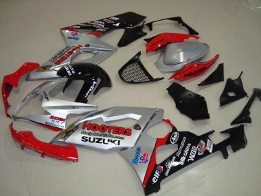 Suzuki GSXR 1000 K5 2005-2006 - Prata & Vermelho
