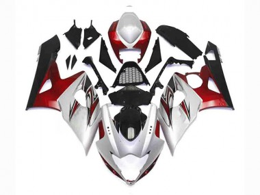 Suzuki GSXR 1000 K5 2005-2006 - Prata Vermelho Preto