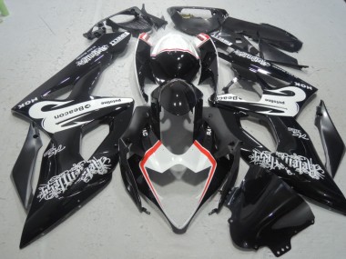 Suzuki GSXR 1000 K5 2005-2006 - Preto Branco Baliza
