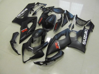 Suzuki GSXR 1000 K5 2005-2006 - Preto Fosco & Branco Decalques